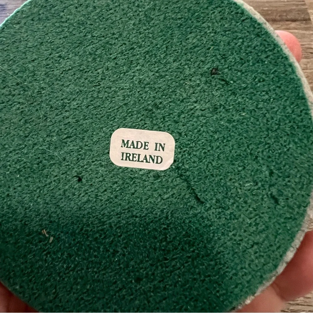 IRISH Marble Rock Round Coasters Made in Ireland Lots of 4